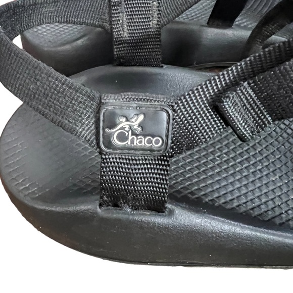 CHACO Men’s Sandal Blk Size 12 Slight Wear at Heel and Sole Still Plenty of Life - Picture 11 of 12